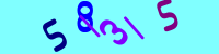 Blue Captcha Image